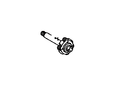 35710-48010 Toyota Shaft Assembly, Input Illustration 1 of 1