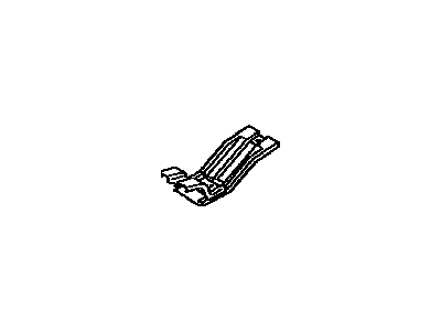 Toyota 58306-48020 Extension,  Rear Floor Panel