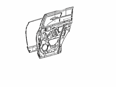 Toyota 67003-48120 Panel Sub-Assy,  Rear Door,  RH