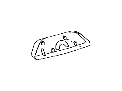 Toyota 85132-48030 Cover,  Rear Wiper Shaft