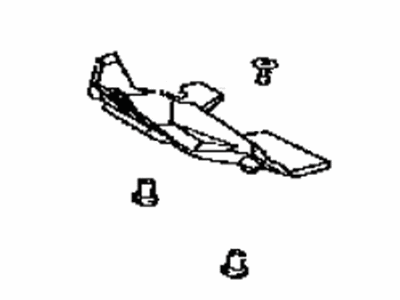 Toyota 58191-48081 Footrest,  Front Floor