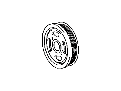 Toyota 13470-36010 Pulley,  Crankshaft