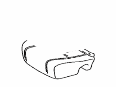 Toyota 71612-48140 Pad,  Rear Seat Cushion,  LH