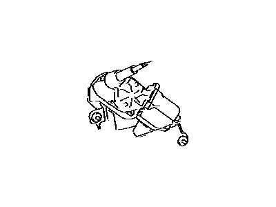 Toyota 85130-48040 Motor Assy,  Rear Wiper