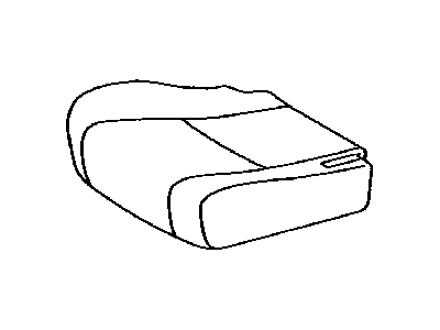 Toyota 71075-48330-B0 Cover, Rear Seat Cushion, Passenger Side (For Separate Type)
