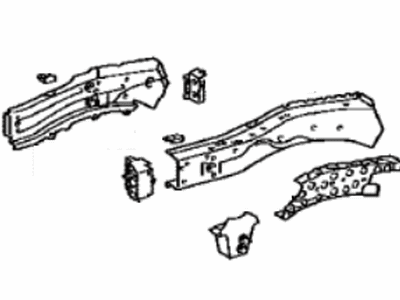 Toyota 57027-48900 Member Sub-Assy,  Front Side,  RH