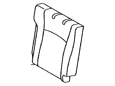 Toyota 79024-95D00-06 Cover Sub-Assy,  NO.2 Seat Back,  LH