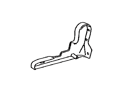 Toyota 71825-48050-C0 Moulding,  Rear Seat Cushion,  RH