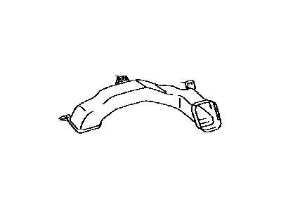 Toyota 55846-48070 Duct,  Heater To Register,  NO.4