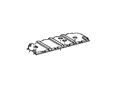 Toyota 58155-48021 Insulator,  Front Floor Heat,  NO.3