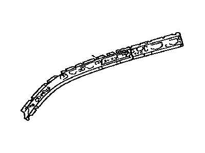 Toyota 61204-48010 Rail Sub-Assy,  Roof Side,  Inner LH