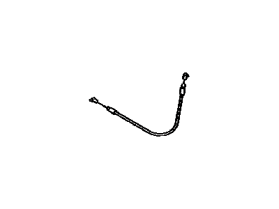 Toyota 72620-48070 Cable Assy,  Rear NO.1 Seat Lock