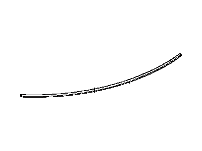 Toyota 68678-48010 Protector,  Back Door Window