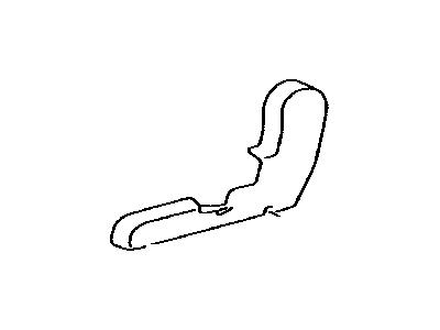 Toyota 71826-48050-C0 Moulding,  Rear Seat Cushion,  LH