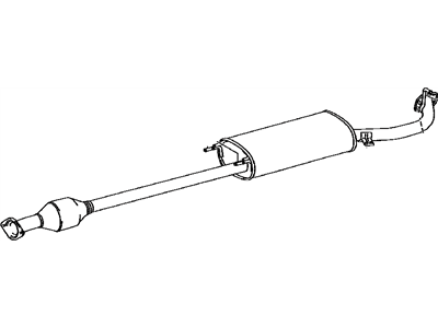 Toyota 17420-31400 Pipe Assy,  Exhaust,  Center