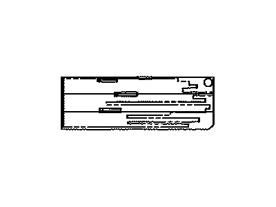 Toyota 74596-12011 Label,  Side Air Bag Caution