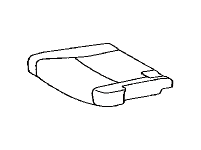 Toyota 79022-42051-E0 Cover Sub-Assy,  NO.2 Seat Cushion,  LH