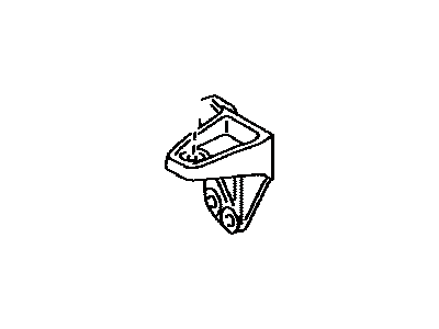 Toyota 12311-36020 Bracket,  Engine Mounting,  Front(For Transverse Engine)