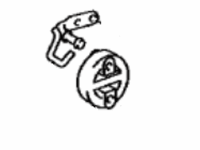 Toyota 17575-31130 Bracket,  Exhaust Pipe Support,  NO.5