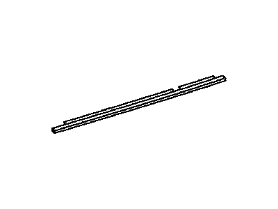 Toyota 75740-48070 Moulding Assy,  Rear Door Belt,  LH