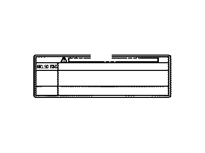 Toyota 16793-31020 Label,  Cooling Fan Information