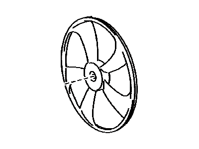 Toyota 16361-31250 Fan,  NO.2