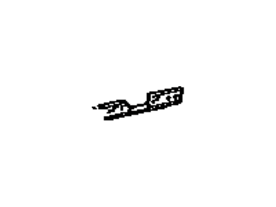 Toyota 61747-48050 Reinforcement,  Roof Side,  Inner Rear,  RH