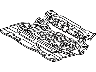 Toyota 58211-48917 Pan,  Center Floor