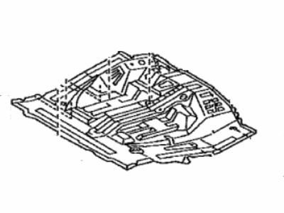 Toyota 58311-48905 Pan,  Rear Floor