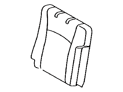 Toyota 79023-95D02-06 Cover Sub-Assy,  NO.2 Seat Back,  RH