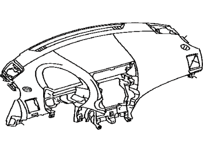 Toyota 55301-48070-C0 Panel Sub-Assy,  Instrument