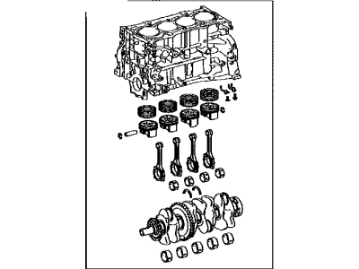 Toyota 11400-20260 Short Block