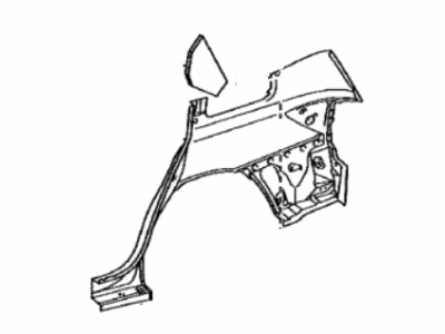 Toyota 61611-48070 Panel,  Quarter,  RH