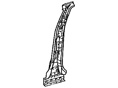 Toyota 61301-48901 Pillar Sub-Assy,  Center Body,  RH