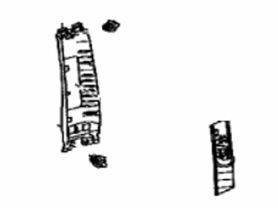 Toyota 62420-48070-B0 Garnish,  Center Pillar,  LH