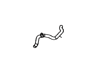 Toyota 87245-48D70 Hose,  Heater Water,  Outlet D