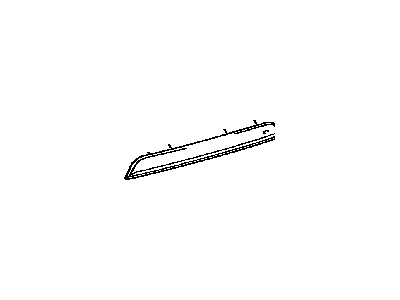 Toyota 76811-48240 Garnish,  Back Door,  Outside