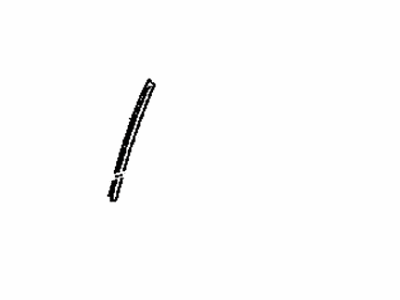 Toyota 75951-48010 Tape,  Black Out,  Inner Front RH