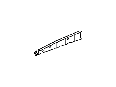 Toyota 53734-48030 Member,  Front Apron To Cowl Side,  Lower Front LH