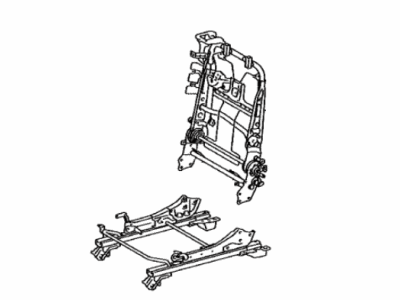 Toyota 72730-48140 Adjuster Assy,  Rear Seat Reclining,  RH
