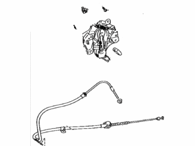Toyota 46200-48121 Pedal Assy,  Parking Brake Control