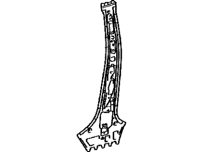 Toyota 61043-48010 Pillar Sub-Assy,  NO.2 Inner,  LH