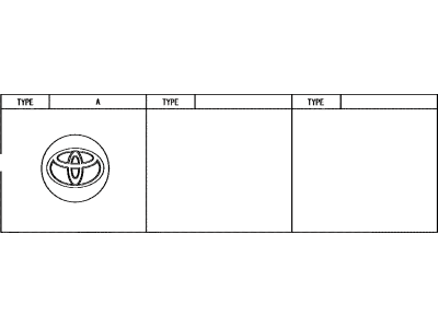 Toyota 42603-30580 Ornament Sub-Assembly, Wheel Hub
