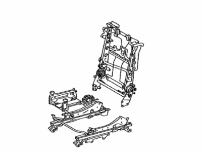 Toyota 72740-48110 Adjuster Assy,  Rear Seat Reclining,  LH