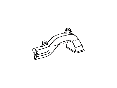 Toyota 87217-48040 Duct,  Air,  Rear NO.5