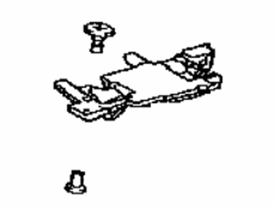 Toyota 58673-48020 Pad,  Rear Floor Silencer,  NO.1