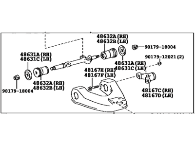 Toyota 4Runner Control Arm - 48067-35040