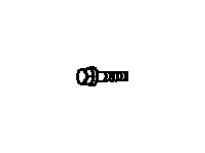 Toyota 90119-08658 Bolt, With Washer