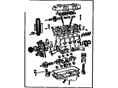 Toyota 19000-35550 Engine