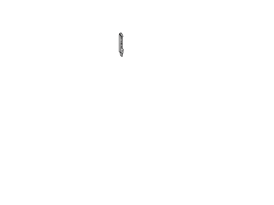 Toyota 65593-89101 Plate, Side Panel Rear End Post Inside, Passenger Side